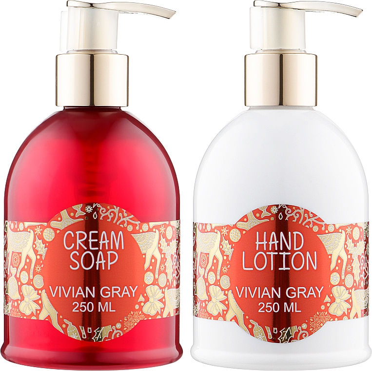 Set - Vivian Gray Red Chistmas (soap/250ml + h/lot/250ml) — Bild N2