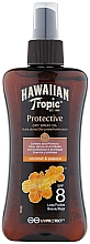 Düfte, Parfümerie und Kosmetik Trockenes Bräunungsöl mit Kokos- und Papayaduft - Hawaiian Tropic Protective Dry Oil Spray SPF 8