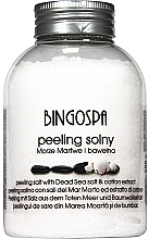Düfte, Parfümerie und Kosmetik Peelingsalz aus dem Toten Meer mit Baumwollextrakt - BingoSpa Salt Peeling With Salt