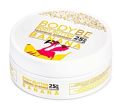Düfte, Parfümerie und Kosmetik Sonnenschutzcreme-Butter mit schimmerndem Effekt SPF25 Banane - Bodybe Body Butter Tanning Shimmer SPF25 Banana
