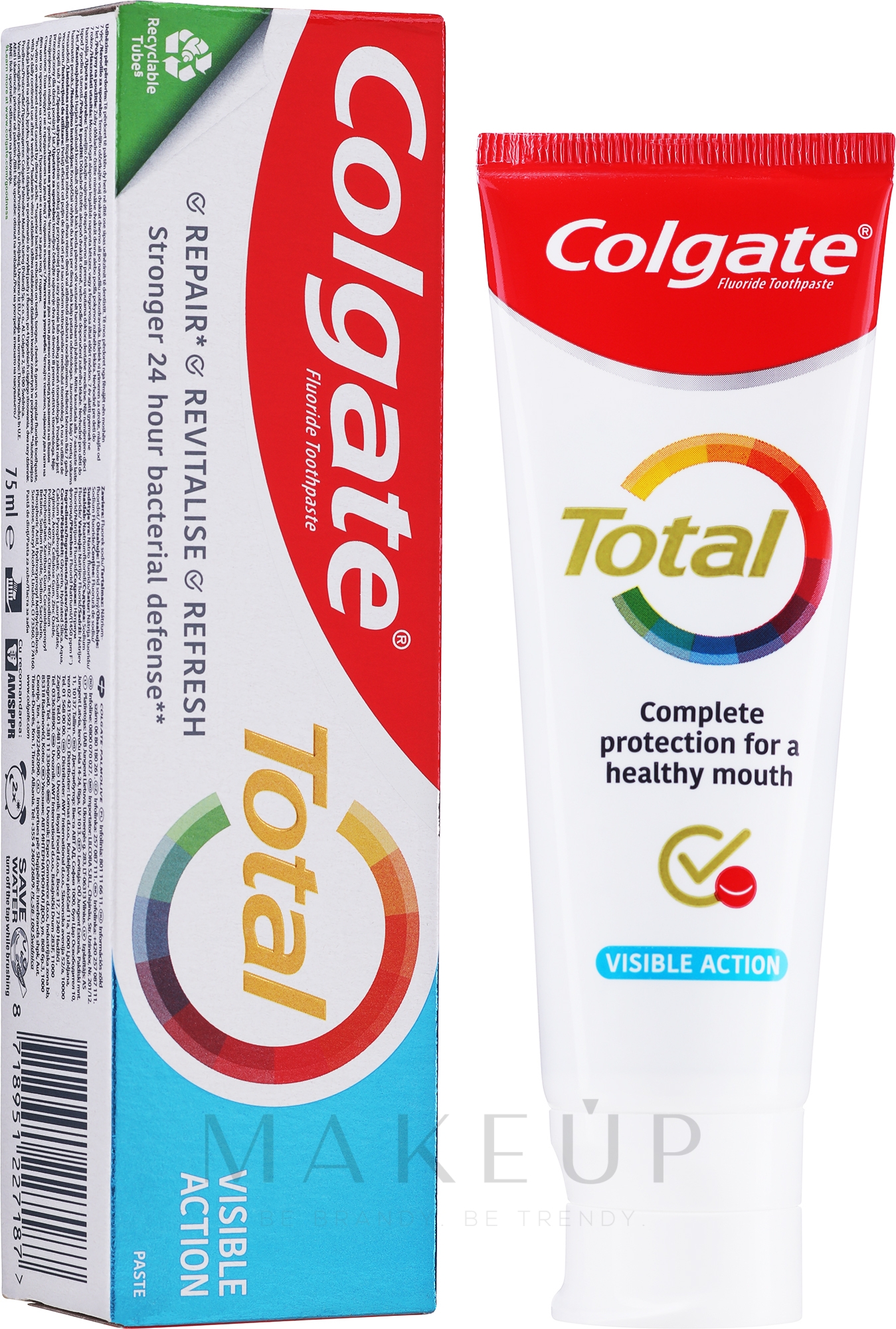 Zahnpasta Total Visible Action - Colgate Total Visible Action Toothpaste — Bild 75 ml