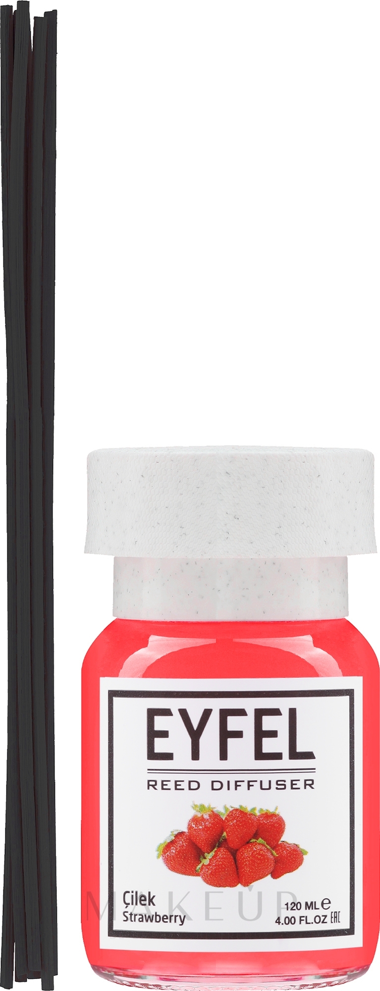 Raumerfrischer Strawberry - Eyfel Perfume Strawberry Reed Diffuser  — Bild 120 ml