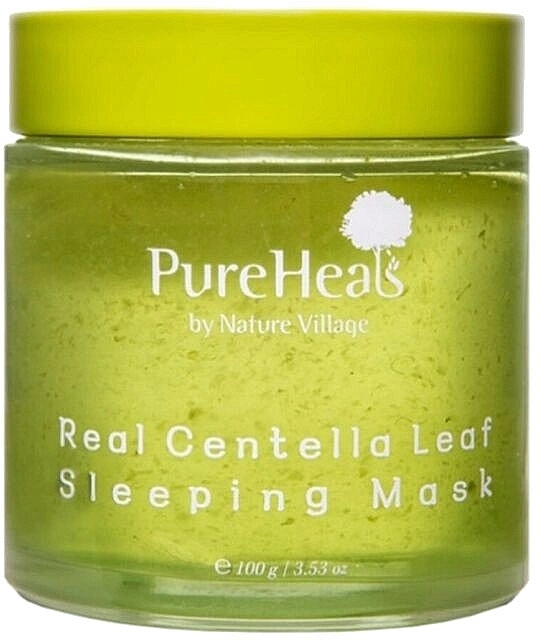 Nachtmaske mit Centella-Blättern - PureHeal's Real Centella Leaf Sleeping Mask — Bild N1