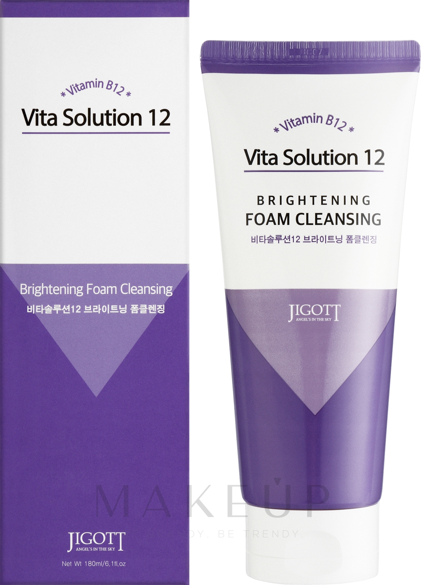 Aufhellender Reinigungsschaum - Jigott Vita Solution 12 Brightening Foam Cleansing — Bild 180 ml