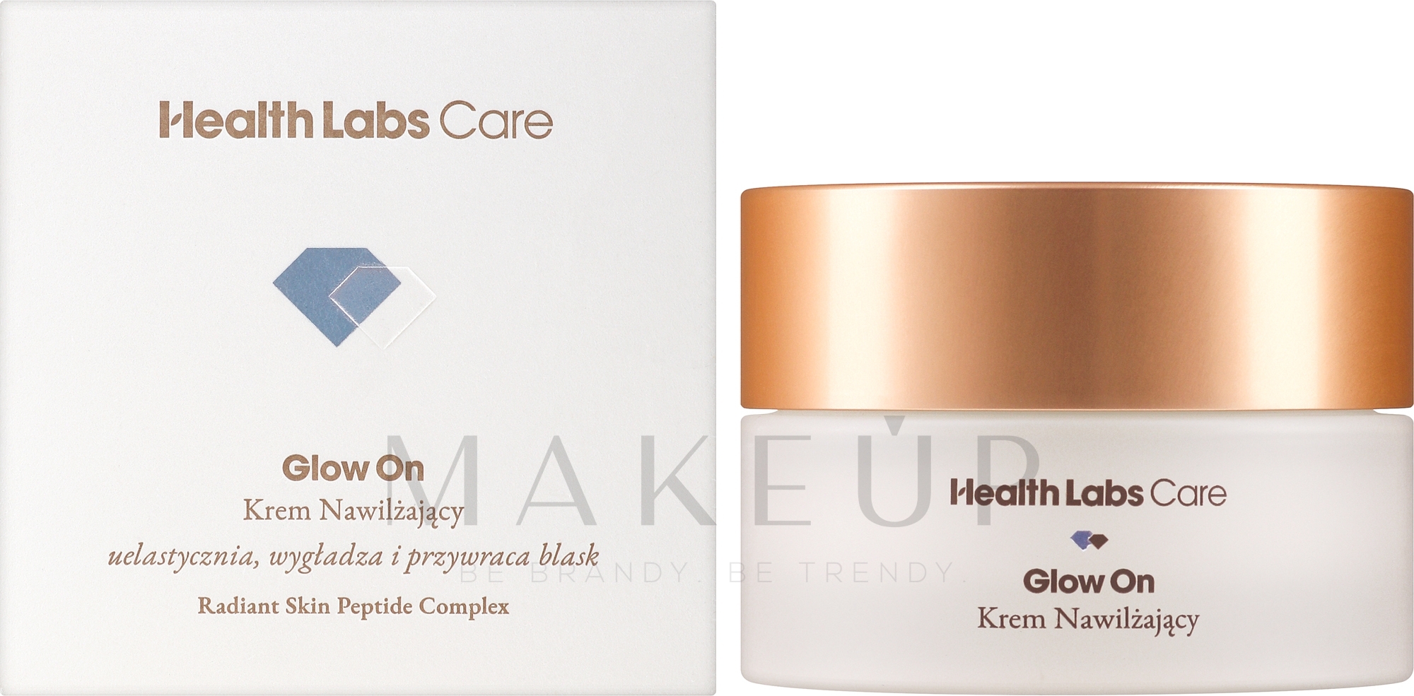 Feuchtigkeitsspendende Gesichtscreme - HealthLabs Care Glow On Moisturizing Cream — Bild 50 ml