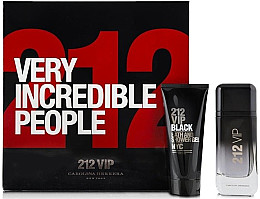 Düfte, Parfümerie und Kosmetik Carolina Herrera 212 VIP Black - Duftset (Eau de Parfum 100ml + Duschgel 100ml)