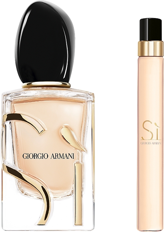 Giorgio Armani Si  - Duftset (Eau de Parfum 50ml + Eau de Parfum 10ml)  — Bild N3