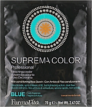 Bleichpulver - FarmaVita Suprema Color Blue Bleaching Powder (Mini) — Bild N2