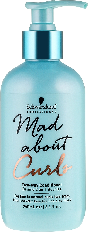 Feuchtigkeitsspendende Pflegespülung 2in1 für lockiges Haar - Schwarzkopf Professional Mad About Curls Two-way Conditioner — Bild N1