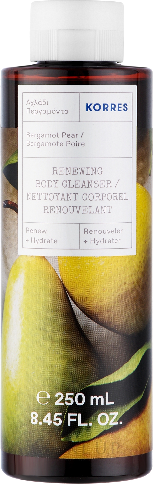 Revitalisierendes Duschgel mit Bergamotte und Birne - Korres Bergamot Pear Renewing Body Cleanser — Bild 250 ml