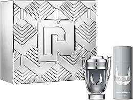 Düfte, Parfümerie und Kosmetik Paco Rabanne Invictus Platinum - Duftset (Eau de Parfum 100ml + Deospray 150ml) 