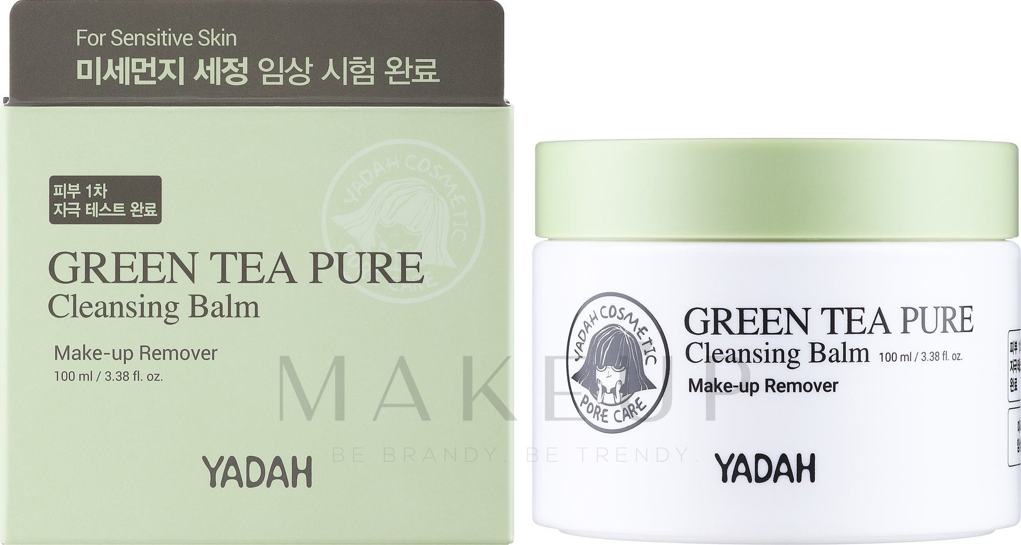 Gesichtsbalsam zur Make-up Entfernung mit grünem Tee - Yadah Green Tea Pure Cleansing Balm — Bild 100 ml