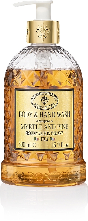 Flüssigseife Myrte und Kiefer - Saponificio Artigianale Fiorentino Body & Hand Wash  — Bild N1