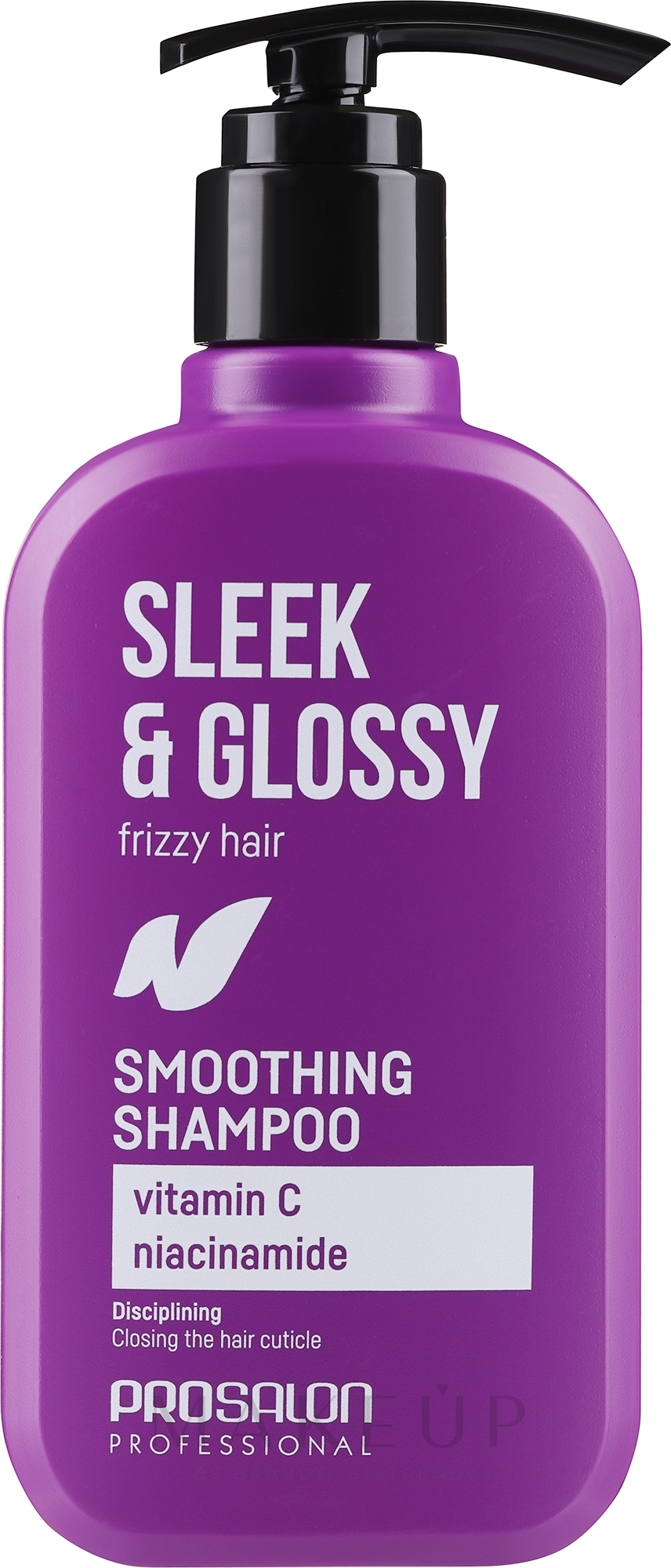 Shampoo für lockiges Haar - Prosalon Sleek & Glossy Smoothing Shampoo — Bild 375 ml