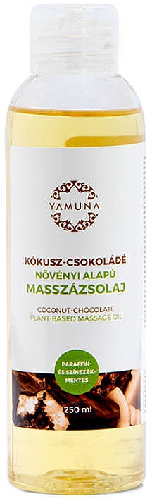 Massageöl Kokosnuss & Schokolade - Yamuna Coconut-Chocolate Plant Based Massage Oil