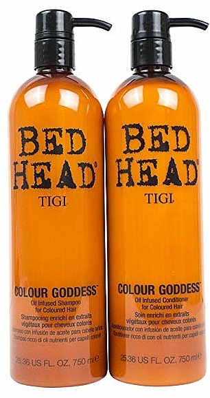 Haarpflegeset - Tigi Bed Head Colour Goddess (Shampoo 750ml + Conditioner 750ml) — Bild N2