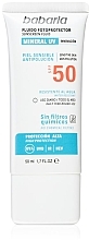 Schutzflüssigkeit für das Gesicht SPF50 - Babaria Sun Mineral Fotoprotector Facial Fluid — Bild N1