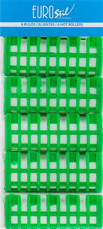 Kunststoffwickler 6 St. 23 mm grün - Eurostil — Bild N1