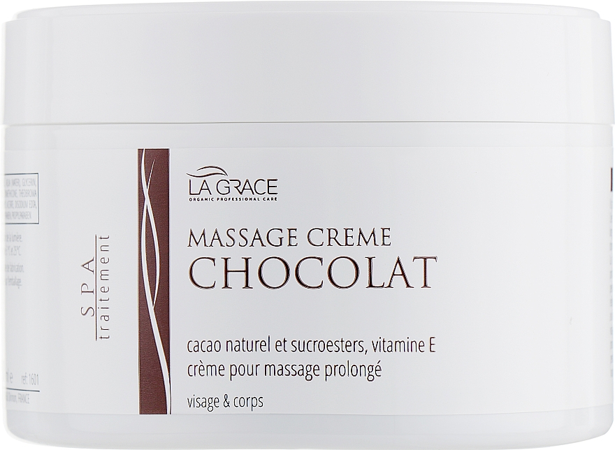 Massagecreme für Gesicht und Körper Schokolade - La Grace Chocolate Massage Creme — Bild N3