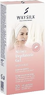 Gelstreifen für die Gesichtsdepilation - Waysilk Gel Hair Removal Strips — Bild N1