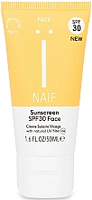 Düfte, Parfümerie und Kosmetik Sonnenschutzcreme für das Gesicht SPF 30 - Naif Sunscreen Face Spf30