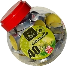 Düfte, Parfümerie und Kosmetik Teekerze Citronella 40 St. - Admit Tea Light Citronella