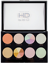 Highlighter-Palette - Makeup Revolution Pro HD Palette Glow Getter — Bild N2