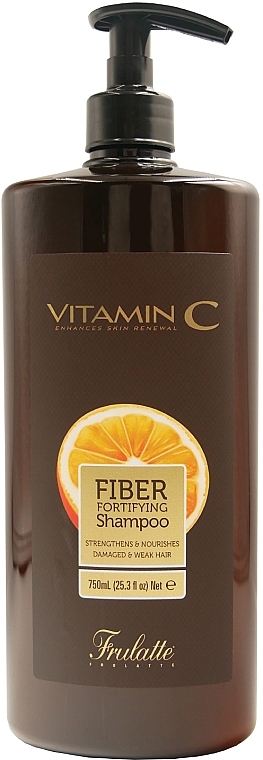 Stärkendes Shampoo für schwaches und geschädigtes Haar - Frulatte Vitamin C Fiber Fortyfing Shampoo — Bild N1