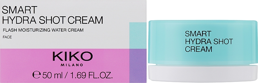 Feuchtigkeitsspendende Gesichtscreme mit erfrischender Sofortwirkung - Kiko Milano Smart Hydra Shot Cream — Bild N2