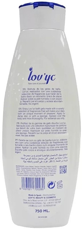 Lovyc Oat Milk and Vanilla Shower Gel  - Duschgel mit Hafermilch und Vanille  — Bild N2