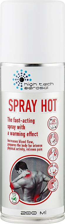 Wärmendes Körperspray - High Tech Aerosol Spray Hot — Bild N1