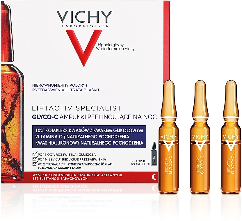 Gesichtsampullen für die Nacht mit Peelingeffekt - Vichy LiftActiv Specialist Glyco-C — Bild N15