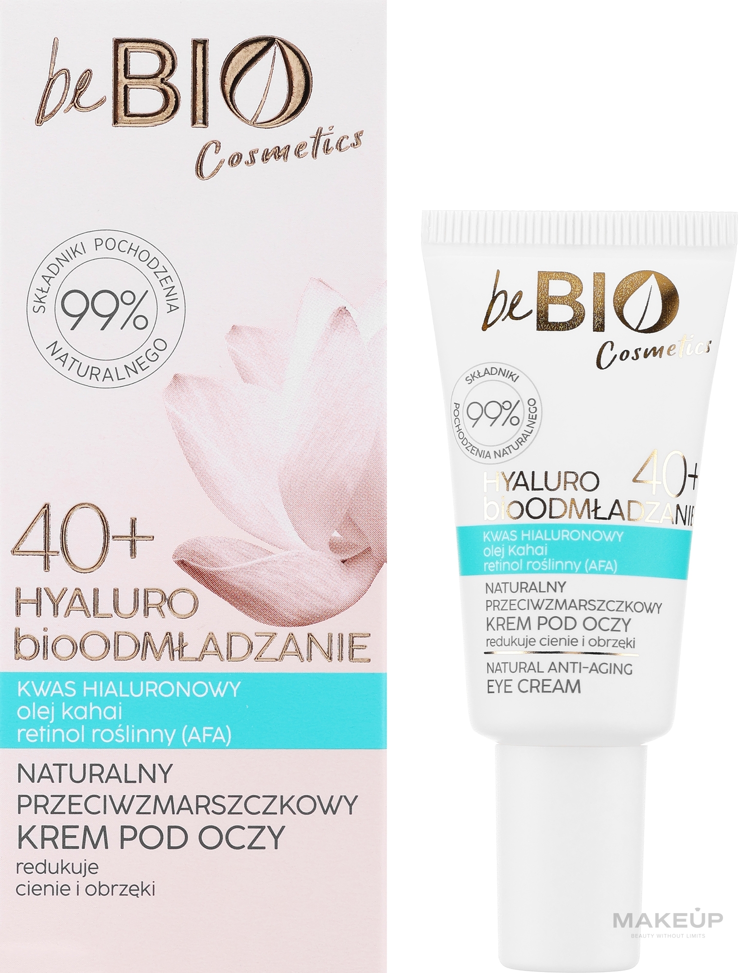 Augencreme - BeBio Eye Cream 40+ — Bild 15 ml