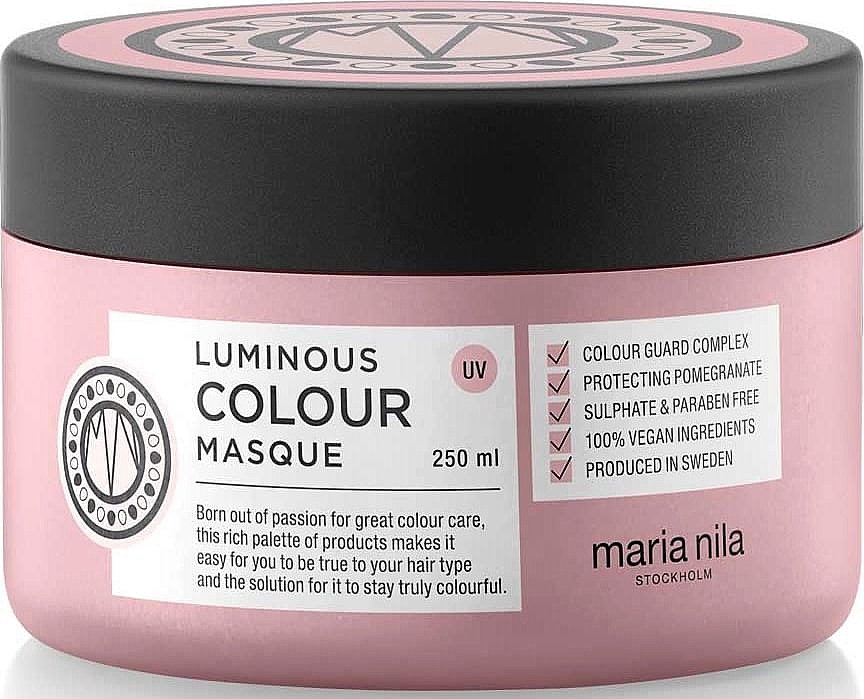 Maske für gefärbtes Haar mit Granatapfel - Maria Nila Luminous Color Masque — Bild N1