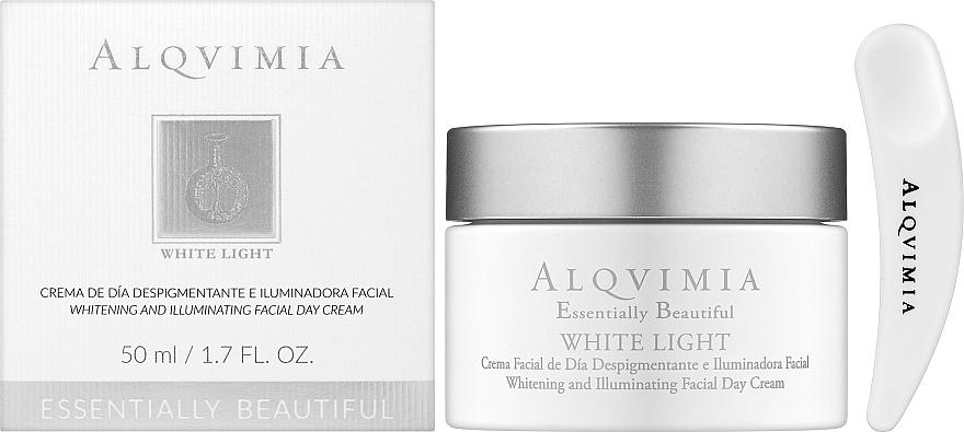 Aufhellende Gesichtscreme für den Tag - Alqvimia Essentually Beautiful White Light — Bild N2