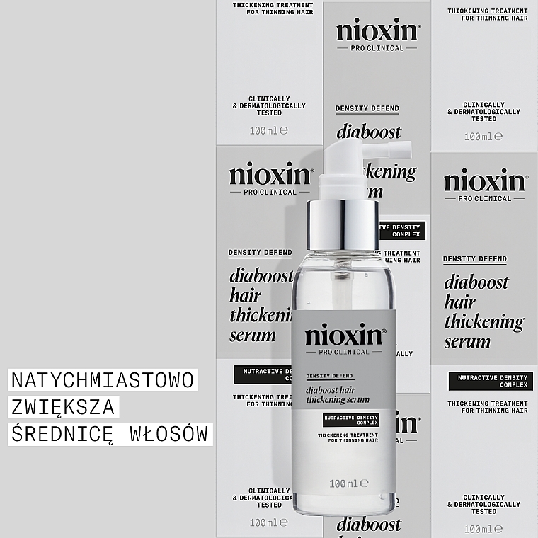 Regenerierendes Haarserum - Nioxin Pro Clinical Density Defend Diaboost Hair Thickening Serum  — Bild N2