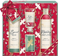 Körperpflegeset (Schaumbad 250ml + Duschcreme 250ml + Handcreme 30ml + Kerze 60g) - Baylis & Harding The Fuzzy Duck Winter Wonderland Luxury Candlelit Bathing Gift Set — Bild N1