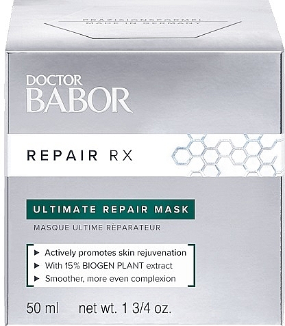 Regenerierende Gesichtsmaske  - Babor Doctor Babor Repair RX Ultimate Repair Mask — Bild N2