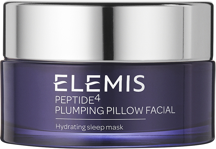 Feuchtigkeitsspendende Gesichtsmaske für die Nacht mit indischem Nachtjasmin - Elemis Peptide4 Plumping Pillow Facial — Bild N1