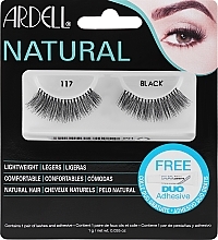 Künstliche Wimpern - Ardell Natural Demi Black 117 — Bild N1