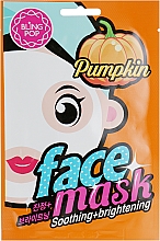 Glättende und aufhellende Tuchmaske für das Gesicht mit Kürbisextrakt - Bling Pop Pumpkin Smoothing & Brightening Mask — Bild N1