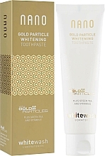 Aufhellende Zahnpasta mit Goldpartikeln - WhiteWash Laboratories Nano Gold Particle Whitening Toothpaste — Foto N2