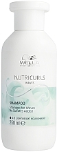 Düfte, Parfümerie und Kosmetik Pflegendes und feuchtigkeitsspendendes Shampoo für gewelltes und lockiges Haar - Wella Professionals Nutricurls Waves Shampoo 