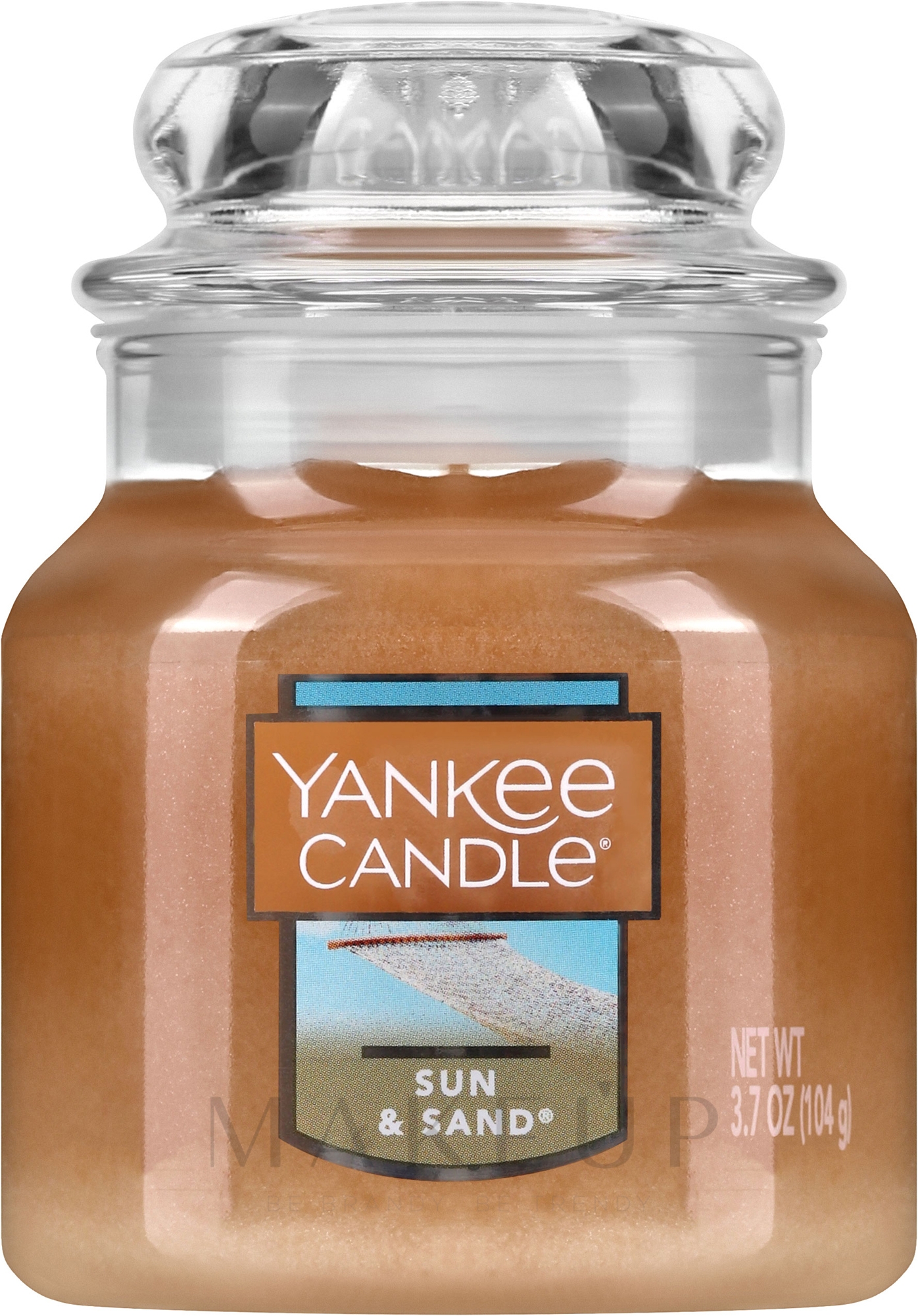 Duftkerze im Glas Sonne und Sand - Yankee Candle Sun & Sand — Bild 104 g