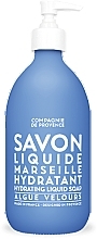 Düfte, Parfümerie und Kosmetik Feuchtigkeitsspendende Flüssigseife - Compagnie De Provence Algue Velours Hydrating Liquid Soap