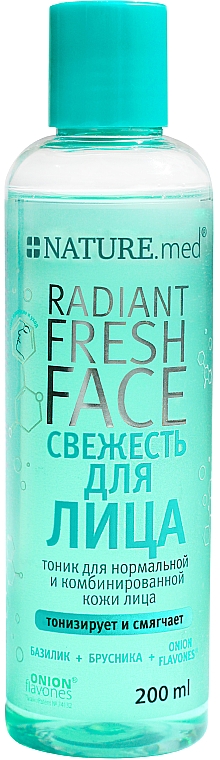 Erfrischendes Gesichtstonikum für normale und gemischte Haut - NATURE.med Radiant Fresh Face — Bild N1