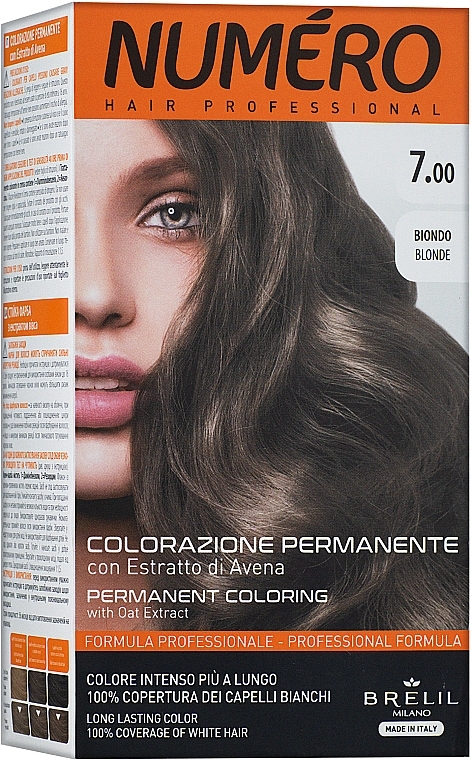 GESCHENK! Haarfärbemittel - Brelil Numero Permanent Coloring — Bild N1