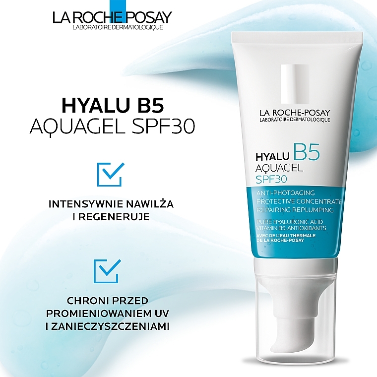 Gesichtsgel - La Roche-Posay Hyalu B5 Aquagel SPF30 — Bild N4