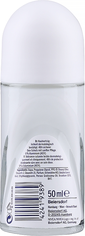 Deo Roll-on - Nivea Fresh Pure Roll On Deodorant — Bild N2