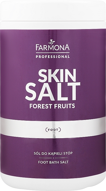 Fußbadesalz mit Waldfrüchten - Farmona Professional Skin Salt Forest Fruits Foot Bath Salt  — Bild N1